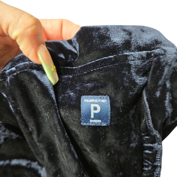 Polarn O. Pyret Sweden Navy Side Ruffle Pants Size: 2-3y - Picture 4 of 4